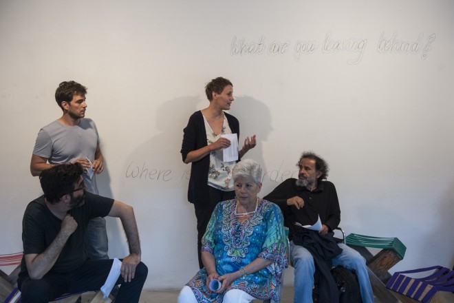 Beatrice Catanzaro, Kolar Aparna: Un approccio metaforico
all’idea di migrazione
e confine: Voci di Bolzano, Foto: Ivo Corrà, 2016 